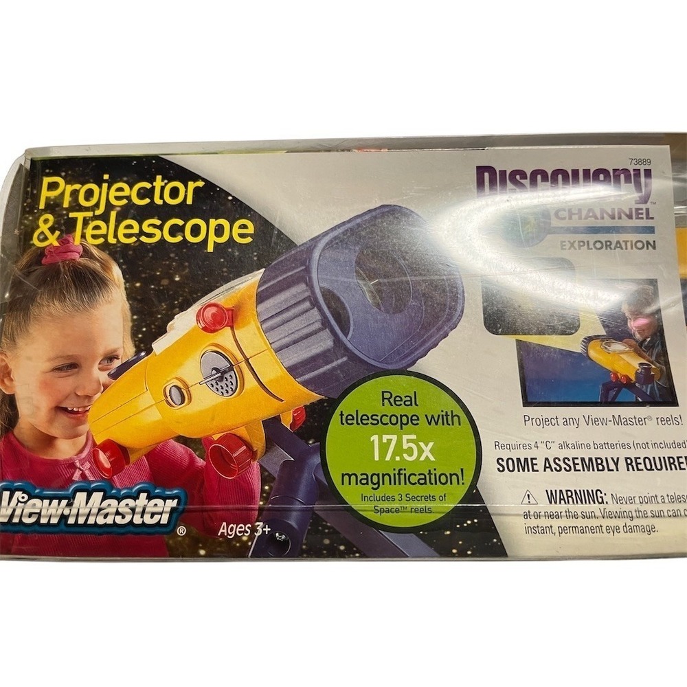View-Master Discovery Channel Exploration Projector Telescope 3 Space